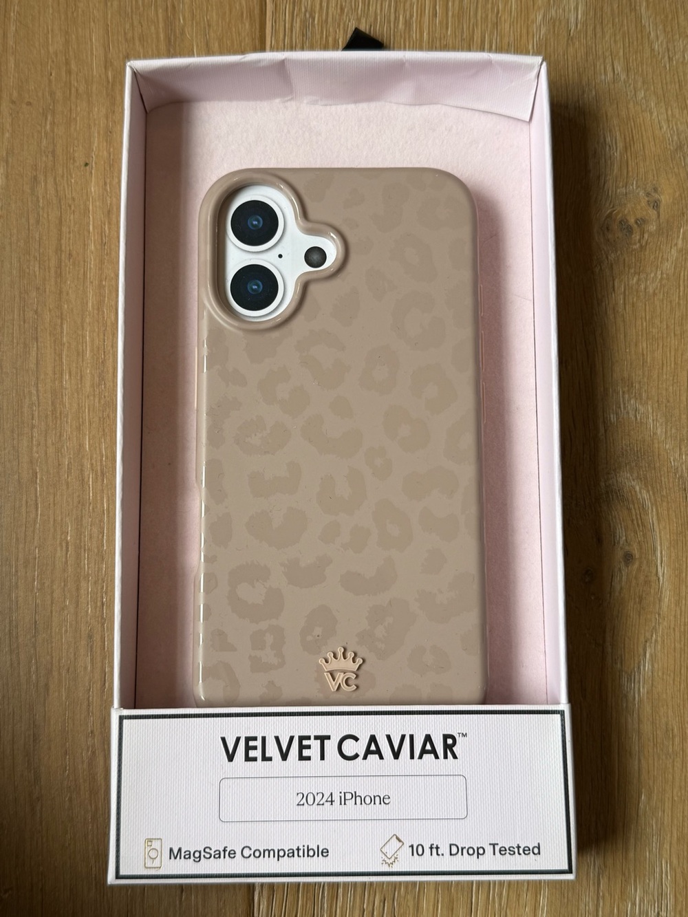 New Velvet Caviar Beige Leopard MagSafe iPhone 2024 Case
